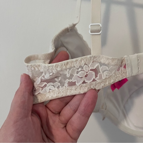 La Senza The Show Off Push Up Bra w Lace Overlay 32C White - Picture 10 of 13
